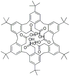 4-TERT-BUTYLCALIX(6)ARENE-HEXAACETIC ACID Struktur