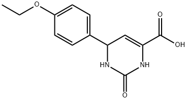 6-(4-ETHOXYPHENYL)-2-OXO-1,2,3,6-TETRAHYDRO-4-PYRIMIDINECARBOXYLIC ACID Struktur