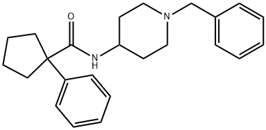 (PHENYLCYCLOPENTYL)-N-(1-BENZYL(4-PIPERIDYL))FORMAMIDE Struktur