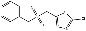 5-[(BENZYLSULFONYL)METHYL]-2-CHLORO-1,3-THIAZOLE Struktur