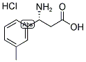 (R)-3-AMINO-3-(3-METHYL-PHENYL)-PROPANOIC ACID HYDROCHLORIDE Struktur