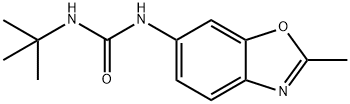 N-(TERT-BUTYL)-N'-(2-METHYL-1,3-BENZOXAZOL-6-YL)UREA Struktur