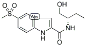 (S)-N-(1-HYDROXYBUT-2-YL)-5-(METHYLSULPHONYL)-1H-INDOLE-2-CARBOXAMIDE Struktur