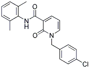 N-(2,4-DIMETHYLPHENYL)-1-(4-CHLOROBENZYL)-2-PYRIDONE-3-CARBOXAMIDE Struktur