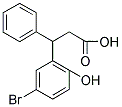 3-(5-BROMO-2-HYDROXY-PHENYL)-3-PHENYL-PROPIONIC ACID Struktur