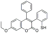 7-ETHOXY-4-PHENYL-3-(2-THIOPHENYL)COUMARIN Struktur