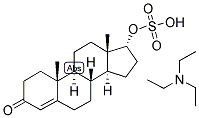 17-ALPHA-HYDROXY-4-ANDROSTEN-3-ONE TRIETHYL AMMONIUM SALT Struktur