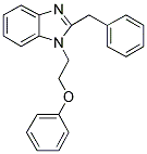 2-BENZYL-1-(2-PHENOXYETHYL)-1H-BENZIMIDAZOLE Struktur