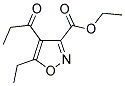 5-ETHYL-4-PROPIONYL-ISOXAZOLE-3-CARBOXYLIC ACID ETHYL ESTER Struktur