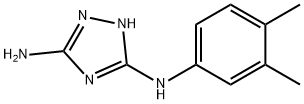 3-AMINO-5-(3,4-DIMETHYLPHENYLAMINO)-1H-1,2,4-TRIAZOLE Struktur