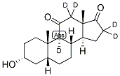 5BETA-ANDROSTAN-3ALPHA-OL-11,17-DIONE-9,12,12,16,16-D5 Struktur