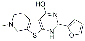 2-(2-FURYL)-7-METHYL-1,2,5,6,7,8-HEXAHYDROPYRIDO[4',3':4,5]THIENO[2,3-D]PYRIMIDIN-4-OL Struktur