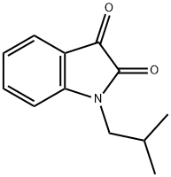 1-ISOBUTYL-1H-INDOLE-2,3-DIONE Struktur