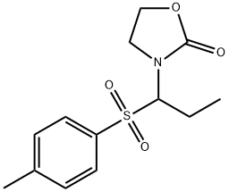 3-(1-[(4-METHYLPHENYL)SULFONYL]PROPYL)-1,3-OXAZOLAN-2-ONE Struktur