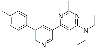 N,N-DIETHYL-2-METHYL-6-[5-(4-METHYLPHENYL)PYRIDIN-3-YL]PYRIMIDIN-4-AMINE Struktur