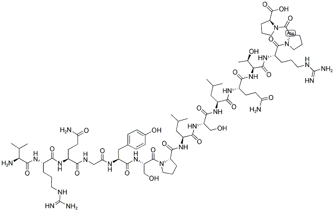 H-VAL-ARG-GLN-GLY-TYR-SER-PRO-LEU-SER-LEU-GLN-THR-ARG-PRO-PRO-OH Struktur