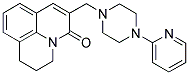 2,3-DIHYDRO-6-[(4-(PYRIDIN-2-YL)PIPERAZIN-1-YL)METHYL]-(1H,5H)-BENZO[IJ]QUINOLIZIN-5-ONE Struktur