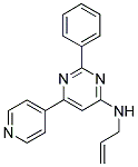 N-ALLYL-2-PHENYL-6-PYRIDIN-4-YLPYRIMIDIN-4-AMINE Struktur