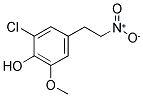 1-(3-CHLORO-4-HYDROXY-5-METHOXYPHENYL)-2-NITROETHANE Struktur