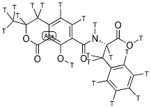 OCHRATOXIN, B-, [3H(G)] Struktur