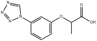 2-(3-TETRAZOL-1-YL-PHENOXY)-PROPIONIC ACID Struktur