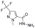 2-METHYL-5-TRIFLUOROMETHYL-2 H-PYRAZOLE-3-CARBOXYLIC ACID HYDRAZIDE Struktur