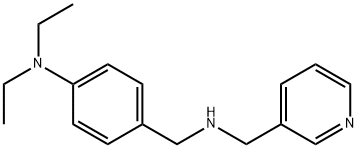 DIETHYL-(4-([(PYRIDIN-3-YLMETHYL)-AMINO]-METHYL)-PHENYL)-AMINE Struktur