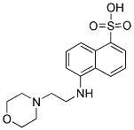 5-(2-MORPHOLIN-4-YL-ETHYLAMINO)-NAPHTHALENE-1-SULFONIC ACID Struktur