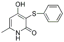 4-HYDROXY-6-METHYL-3-(PHENYLSULFANYL)PYRIDIN-2(1H)-ONE Struktur