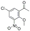 5-CHLORO-2-METHOXY-3-NITROACETOPHENONE Struktur