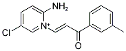 2-AMINO-5-CHLORO-1-[3-(3-METHYLPHENYL)-3-OXOPROP-1-ENYL]PYRIDINIUM Struktur