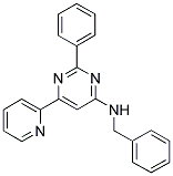 N-BENZYL-2-PHENYL-6-PYRIDIN-2-YLPYRIMIDIN-4-AMINE Struktur