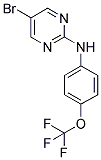 (5-BROMO-PYRIMIDIN-2-YL)-(4-TRIFLUOROMETHOXY-PHENYL)-AMINE Struktur