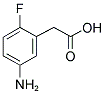 (5-AMINO-2-FLUORO-PHENYL)-ACETIC ACID Struktur