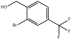 2-BROMO-4-(TRIFLUOROMETHYL)BENZYL ALCOHOL Struktur