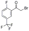 2-FLUORO-5-(TRIFLUOROMETHYL)PHENACYL BROMIDE Struktur