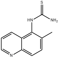 N-(6-METHYL-5-QUINOLINYL)THIOUREA Struktur