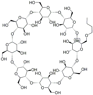 BUTYL-GAMMA-CYCLODEXTRIN Struktur