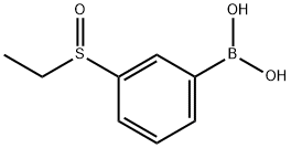 3-ETHYLSULFINYLPHENYLBORONIC ACID Struktur