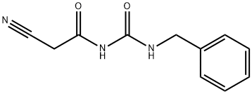 1-BENZYL-3-CYANOACETYLUREA Struktur