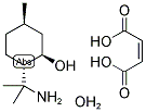 (1R,2S,5R)-2-(1-AMINO-1-METHYLETHYL)-1-HYDROXY-5-METHYLCYCLOHEXANE, MALEIC ACID SALT, HYDRATE Struktur