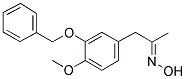 (3-BENZYLOXY-4-METHOXYPHENYL)ACETONE OXIME Struktur