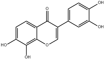 7,8,3',4'-TETRAHYDROXYISOFLAVONE Struktur