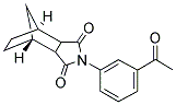 4-(3-ACETYL-PHENYL)-4-AZA-TRICYCLO[5.2.1.0(2,6)] DECANE-3,5-DIONE Struktur