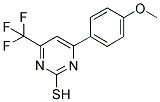 4-(TRIFLUOROMETHYL)-6-(4-METHOXYPHENYL)PYRIMIDINE-2-THIOL Struktur