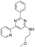 N-(2-METHOXYETHYL)-2-PHENYL-6-PYRIDIN-2-YLPYRIMIDIN-4-AMINE