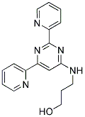 3-[(2,6-DIPYRIDIN-2-YLPYRIMIDIN-4-YL)AMINO]PROPAN-1-OL Struktur