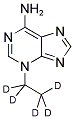 3-ETHYL-D5-ADENINE Struktur