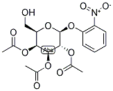 O-NITROPHENYL 2,3,4-TRI-O-ACETYL-BETA-D-GALACTOPYRANOSIDE Struktur