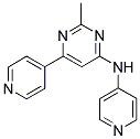 2-METHYL-N,6-DIPYRIDIN-4-YLPYRIMIDIN-4-AMINE Struktur